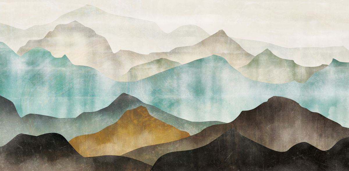 Abstract Mountain Ranges – Pineapple Licensing