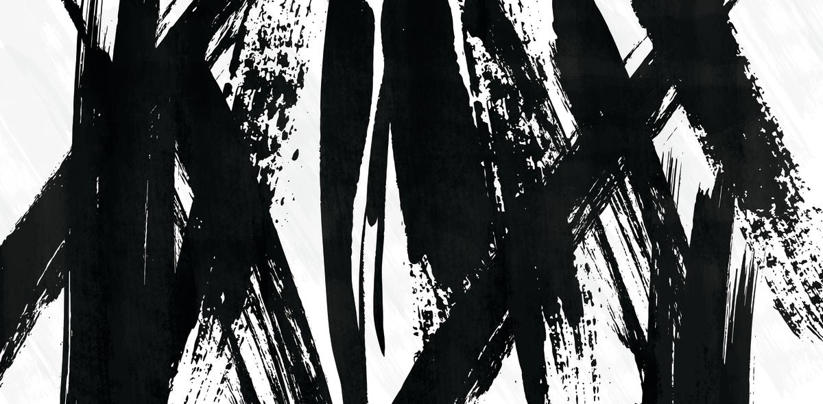 Streaky Black Paint Pineapple Licensing