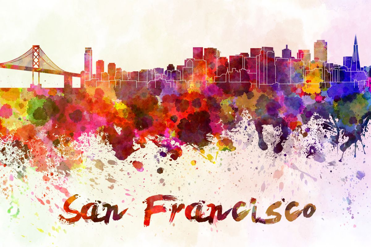 San Francisco Skyline Colors – Pineapple Licensing