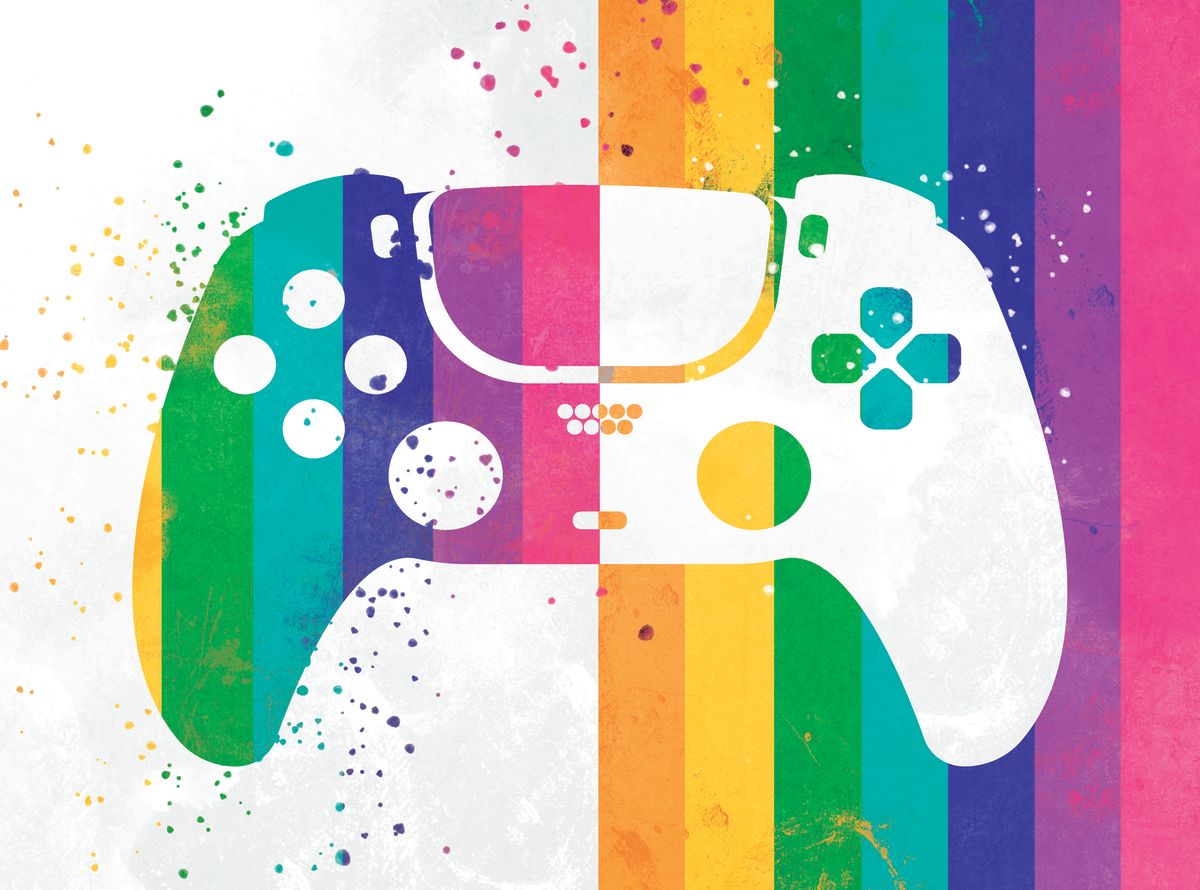 Rainbow Splatter Controller – Pineapple Licensing