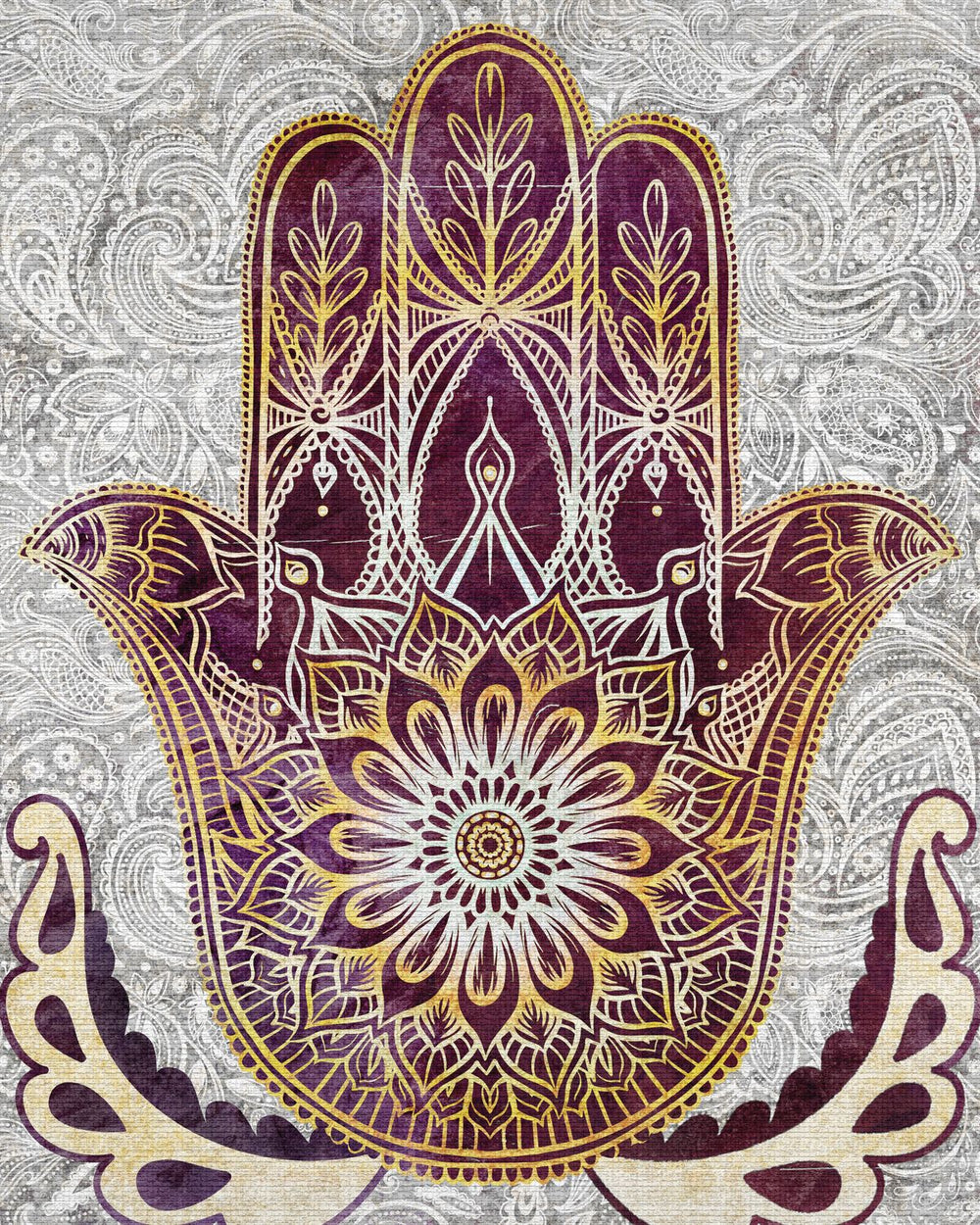 Mandala Hamsa Hand