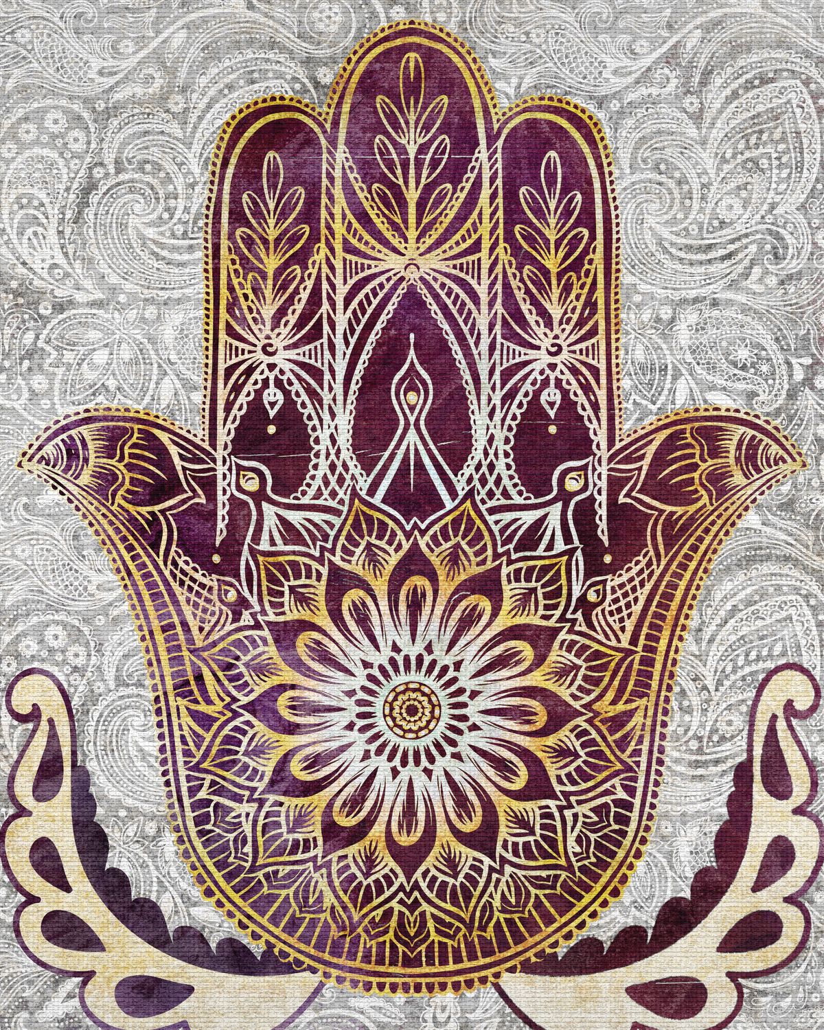 Mandala Hamsa Hand