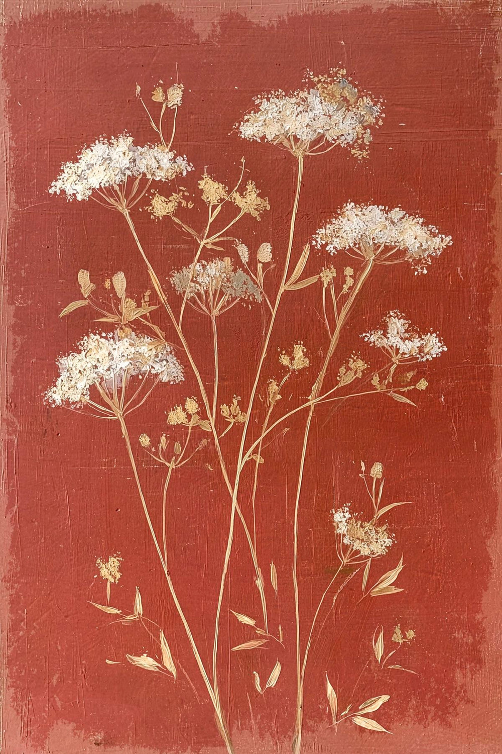 Dainty Flowers Terracotta I