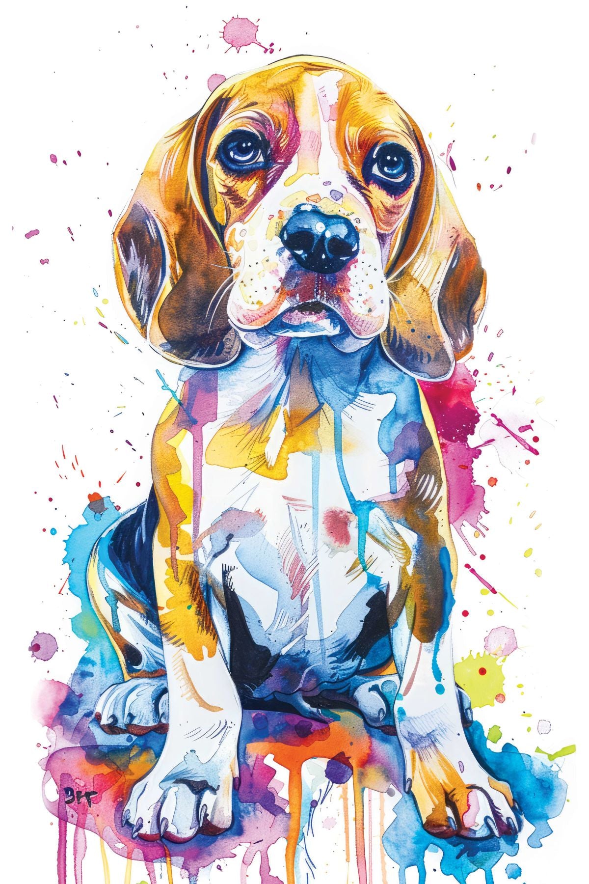Beagle Color Splash