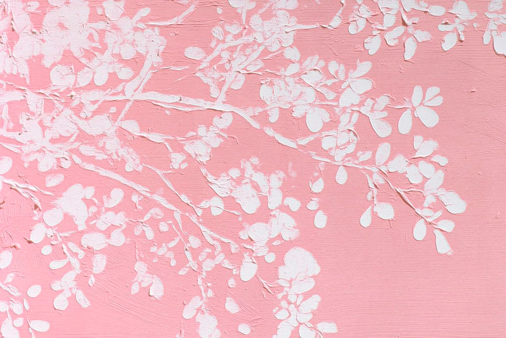 Branch On Soft Pink