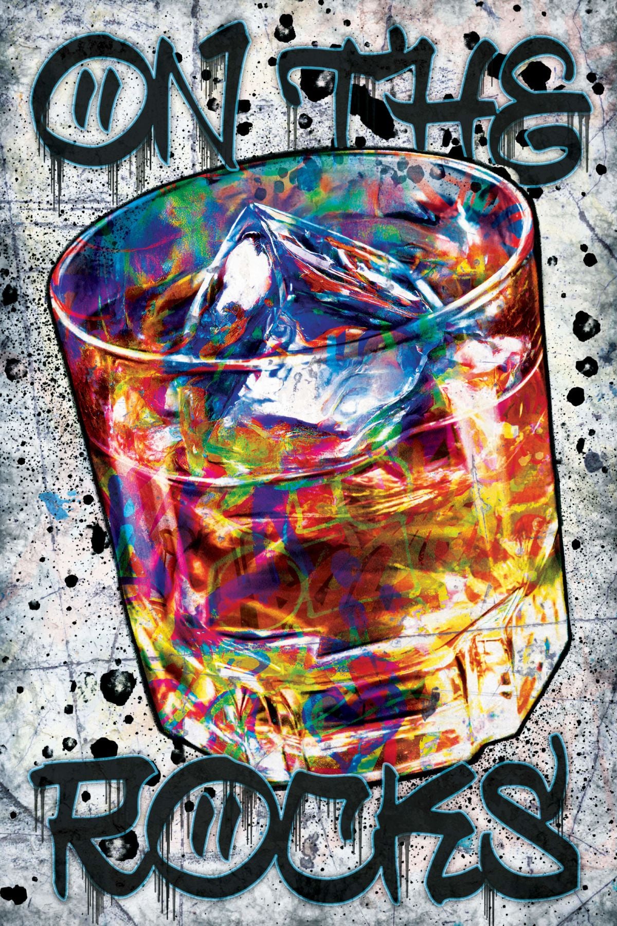 On The Rocks Graffiti