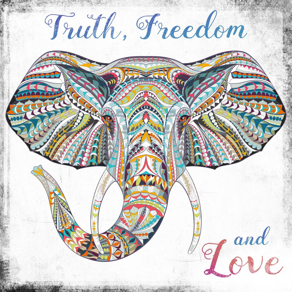 Elephant Truth Freedom Love