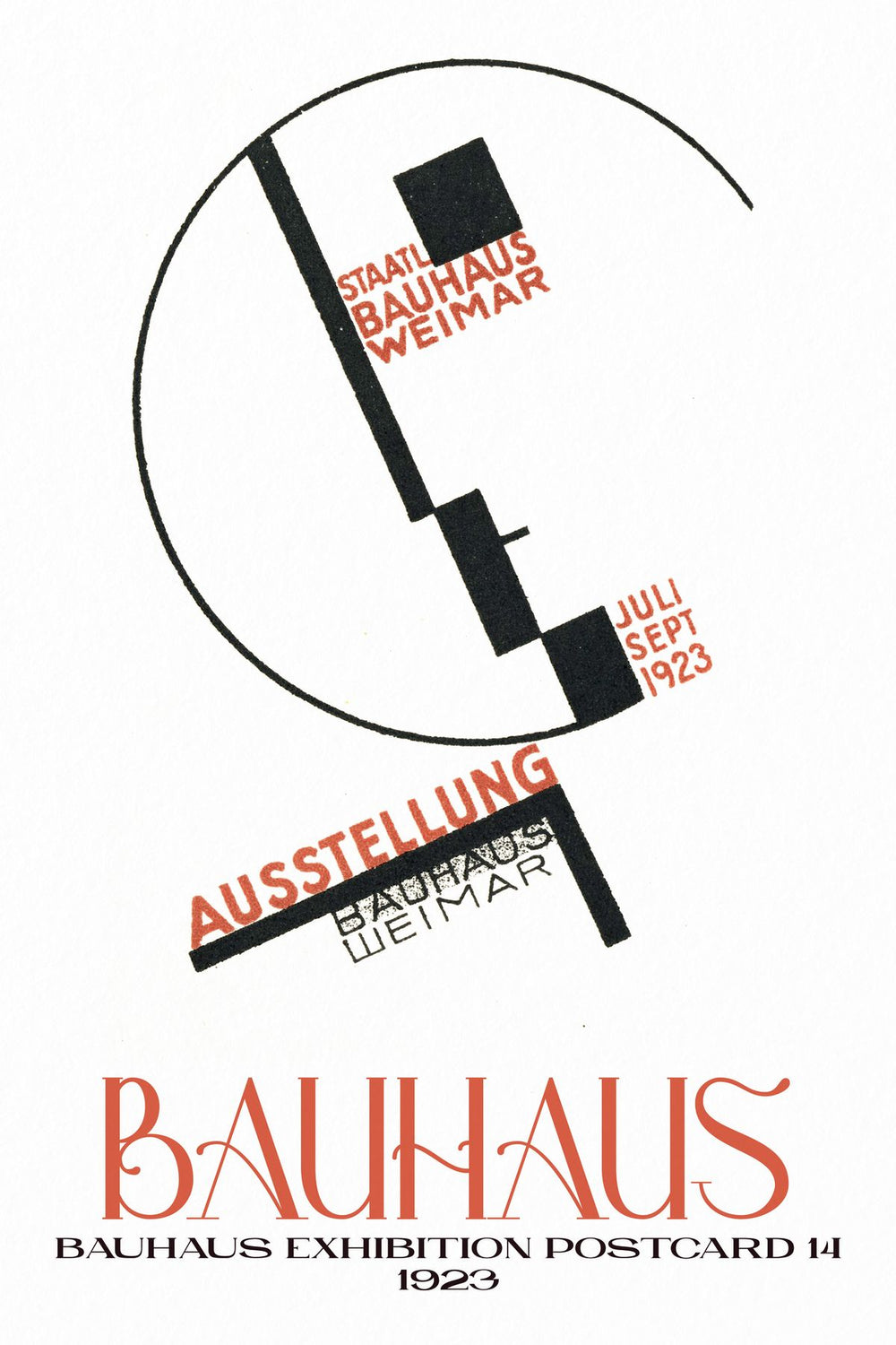 Exhibition Postcard 14 Bauhaus Poster