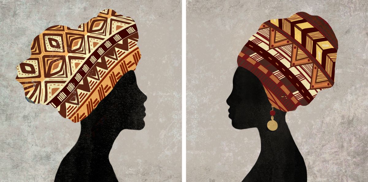African Women With Turbans