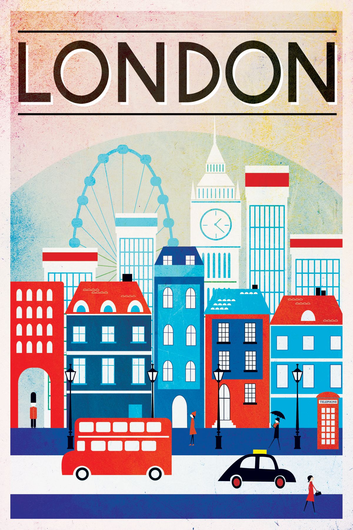 London City Vintage Poster