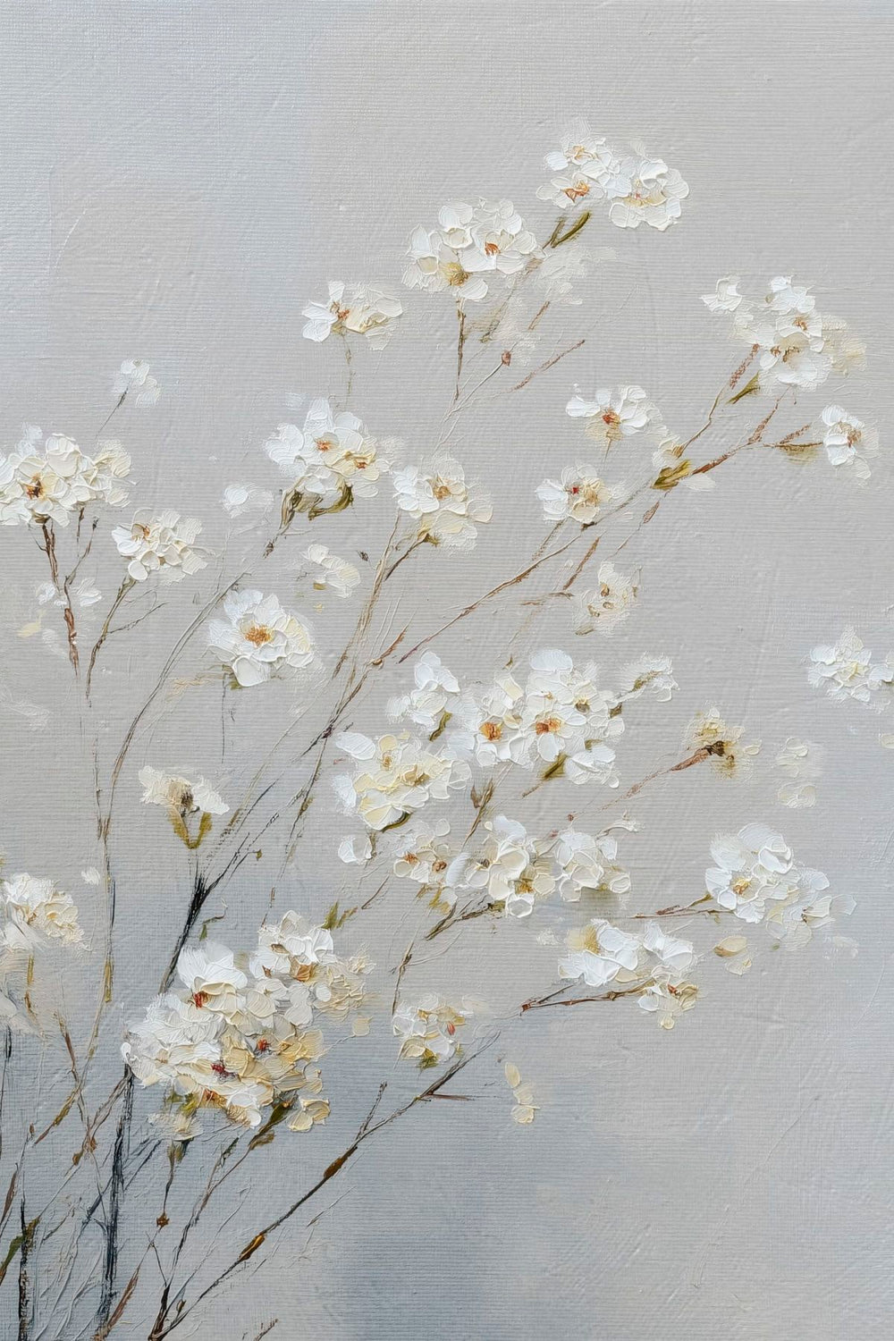Gentle White Blossoms