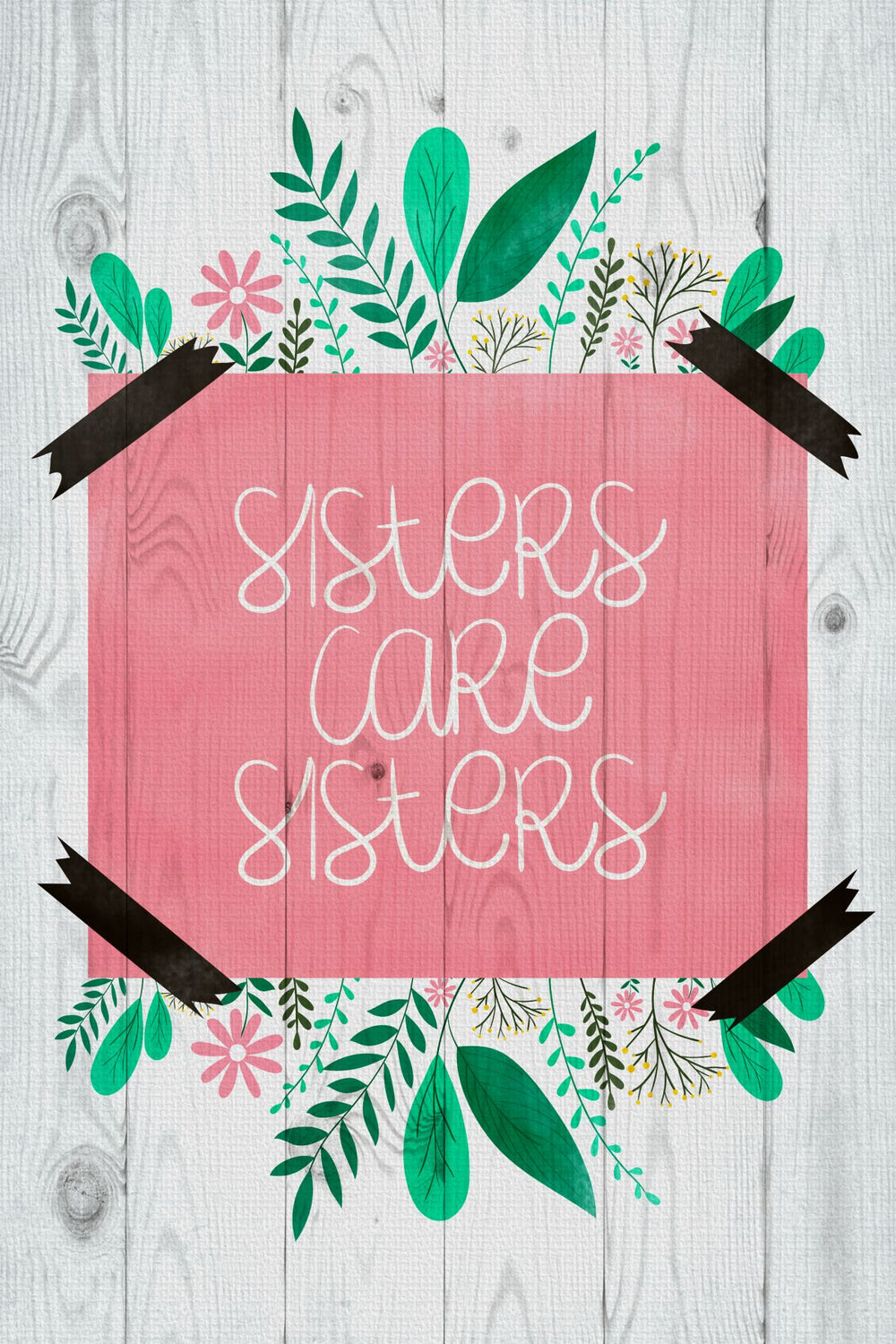 Sisters Care Typography
