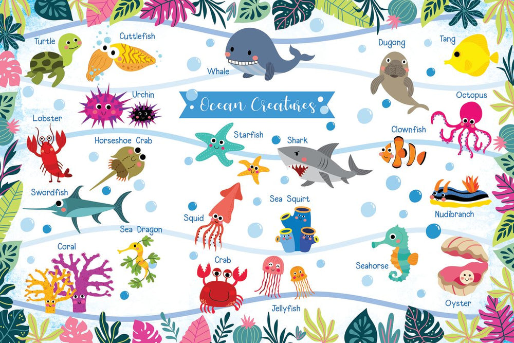 Ocean Creatures Chart