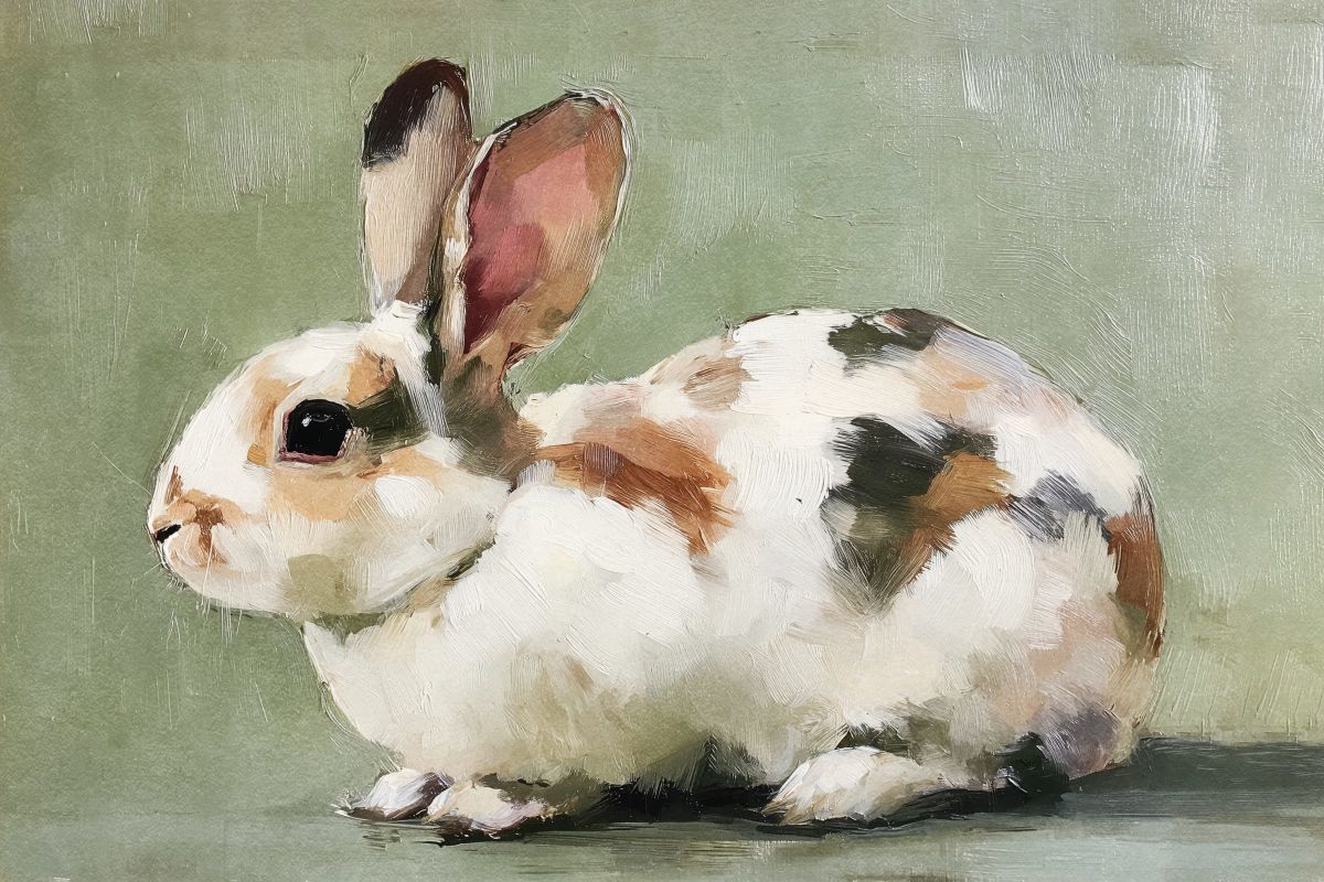 Spotted Rabbit Side Profile