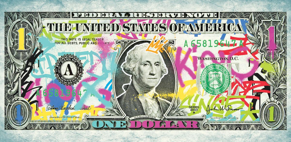 Graffiti Dollar Bill