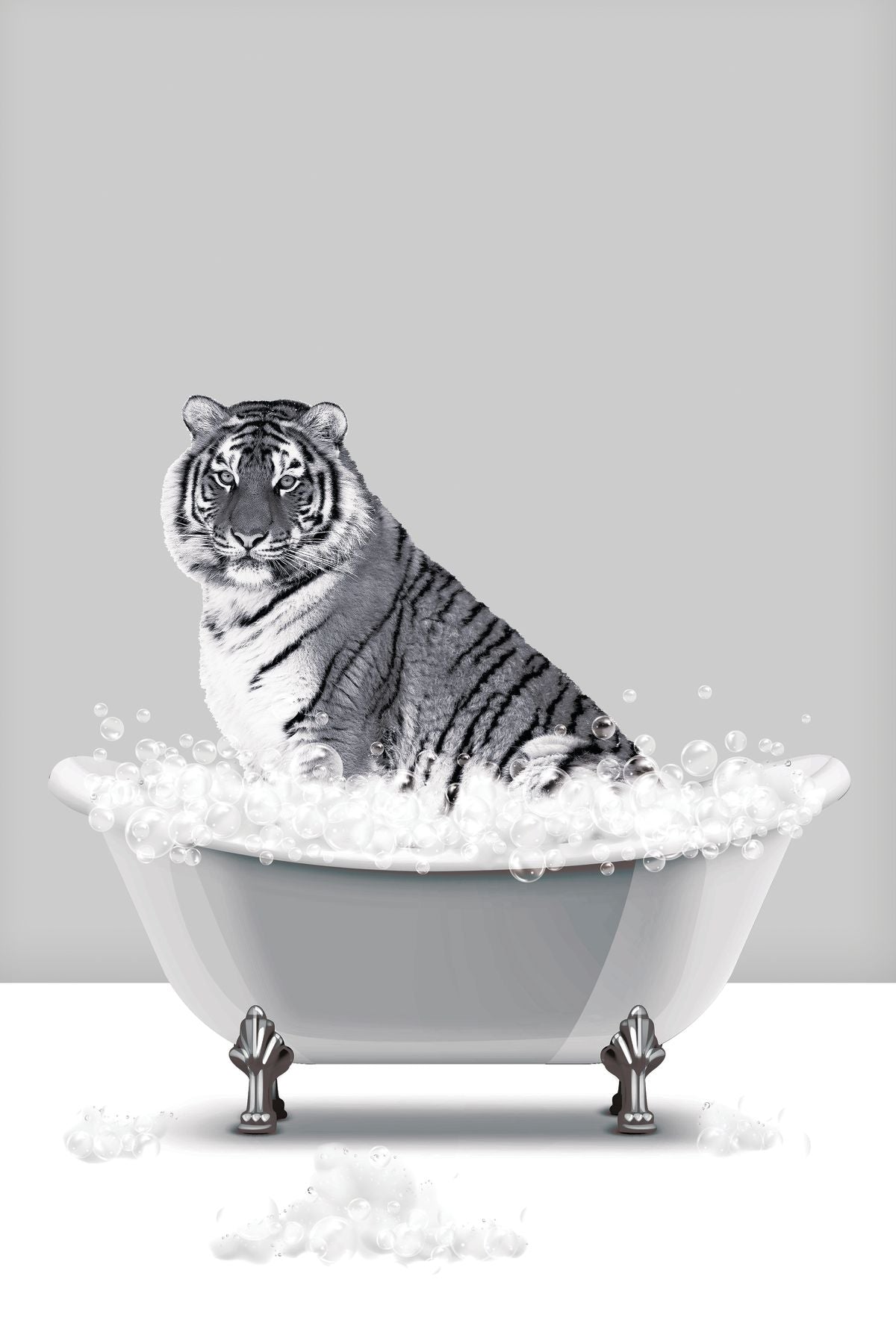 Bathtub Animal Fierce Tiger