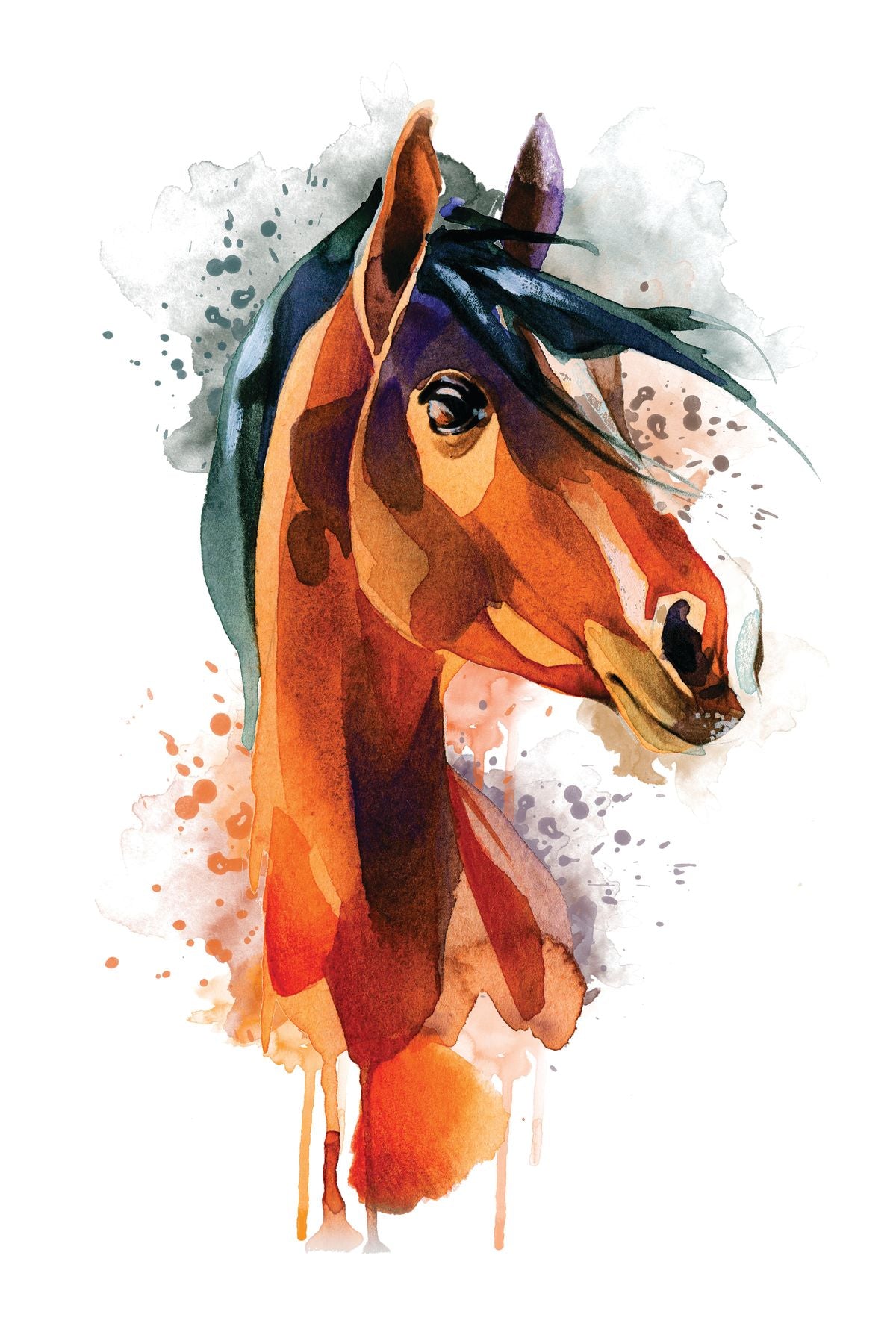 Watercolor Horse