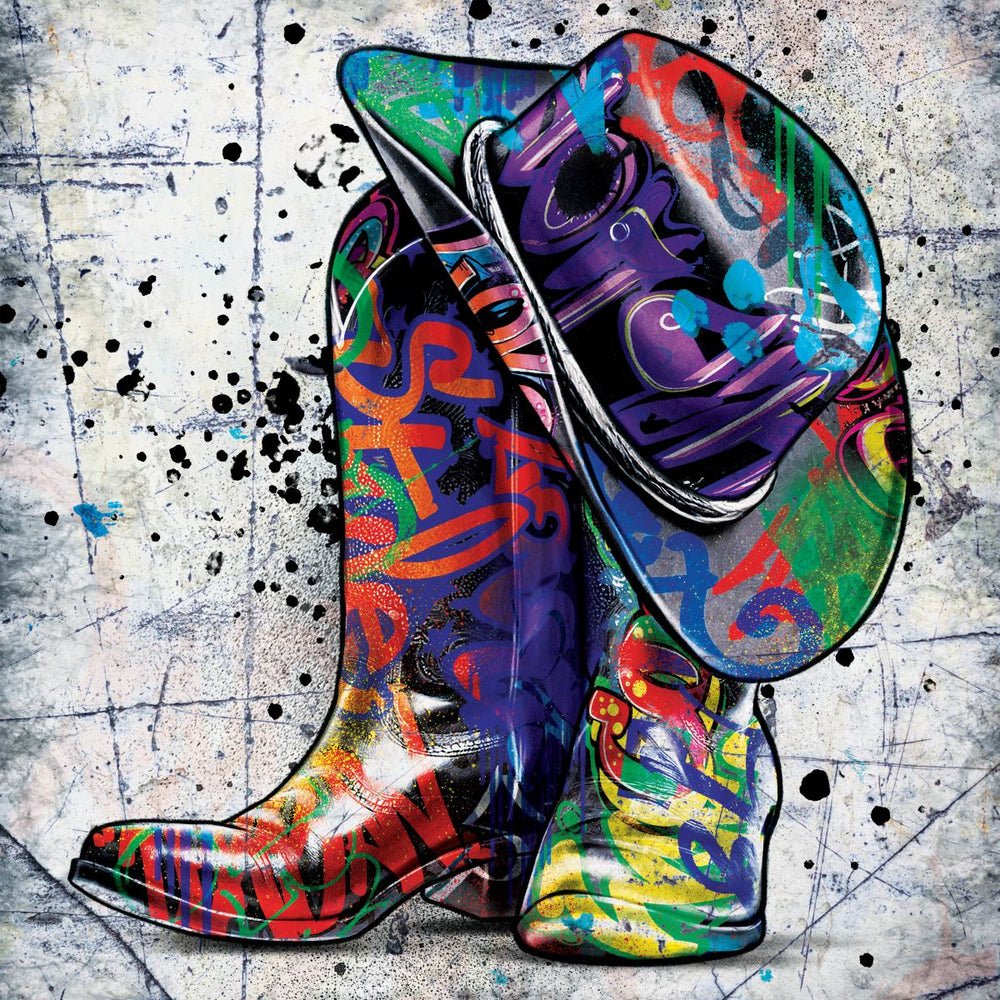 Cowboy Fashion Graffiti