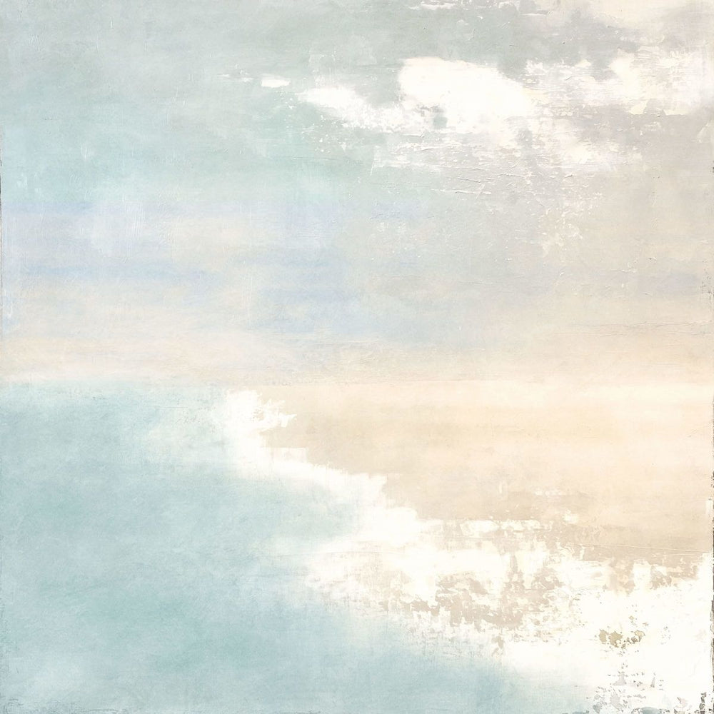 Gentle Waves Touching The Shoreline Wall Art