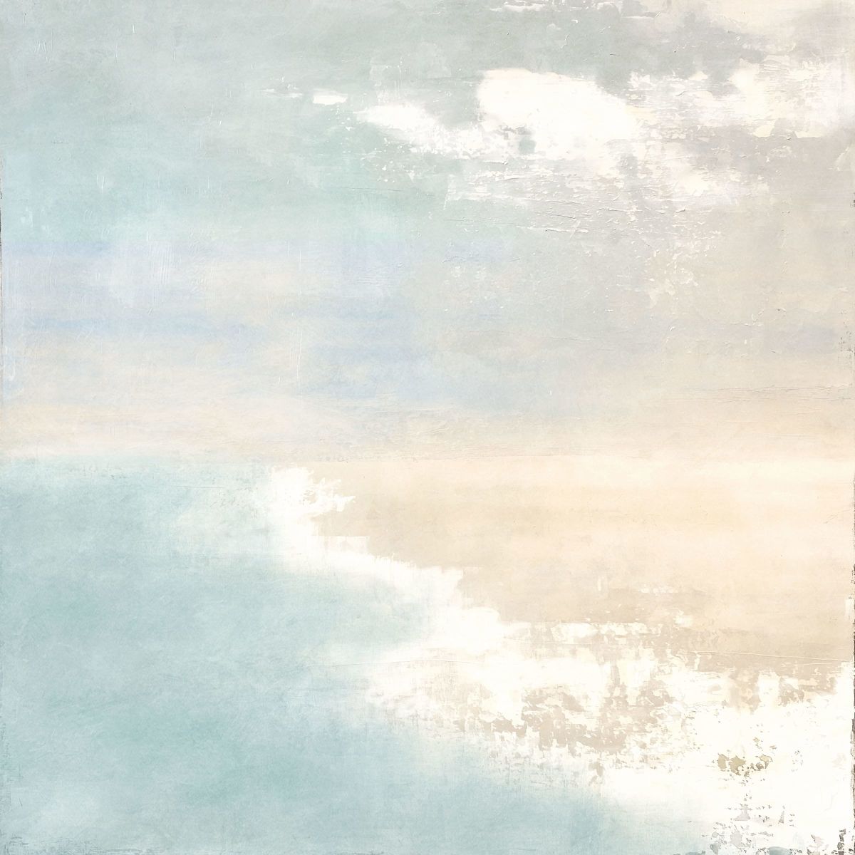 Gentle Waves Touching The Shoreline