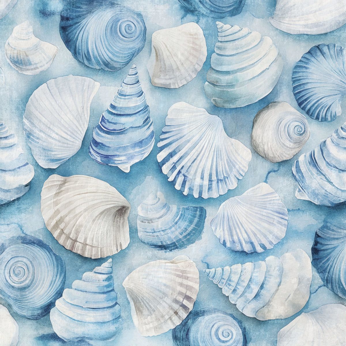 Mixed Sea Shells Wall Art