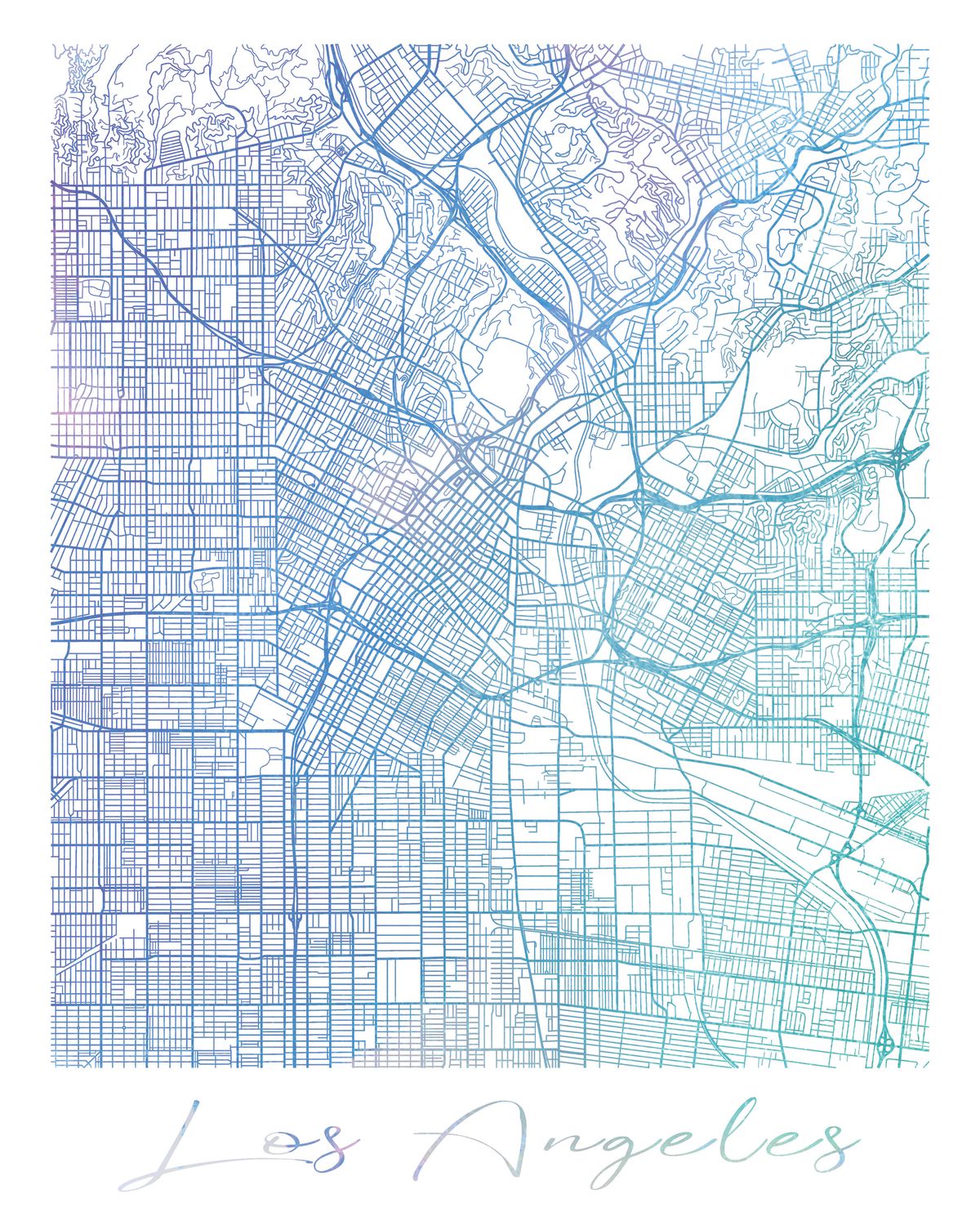 Simple LA City Map