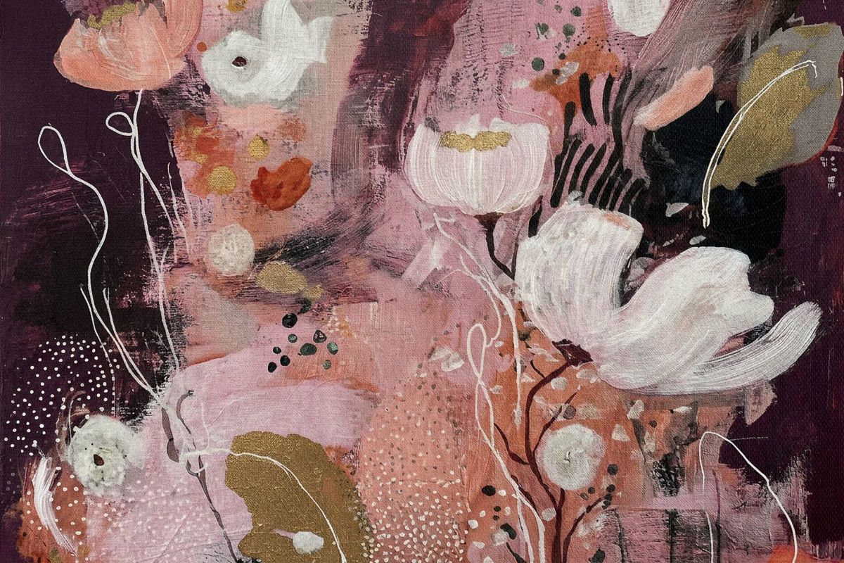 Floral Accent Print