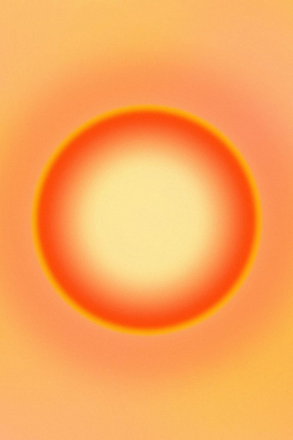 Orange Halo Abstract