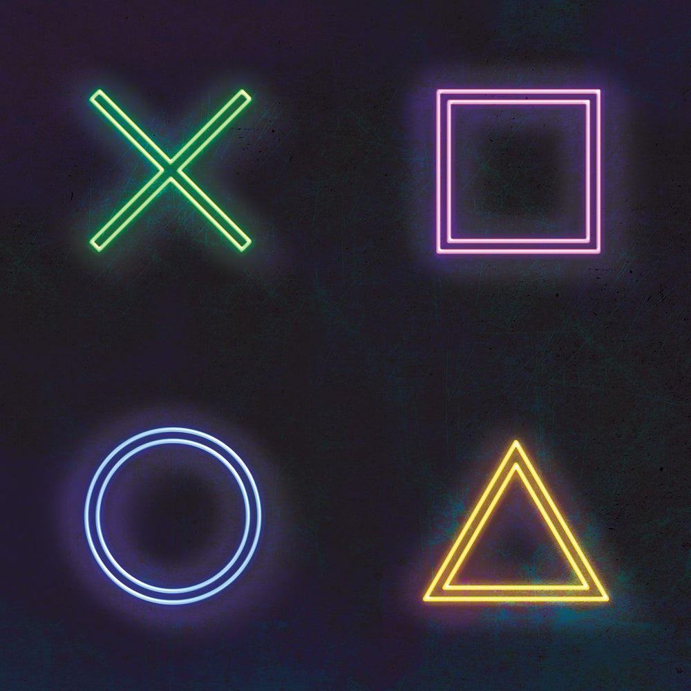 Neon PlayStation Icons