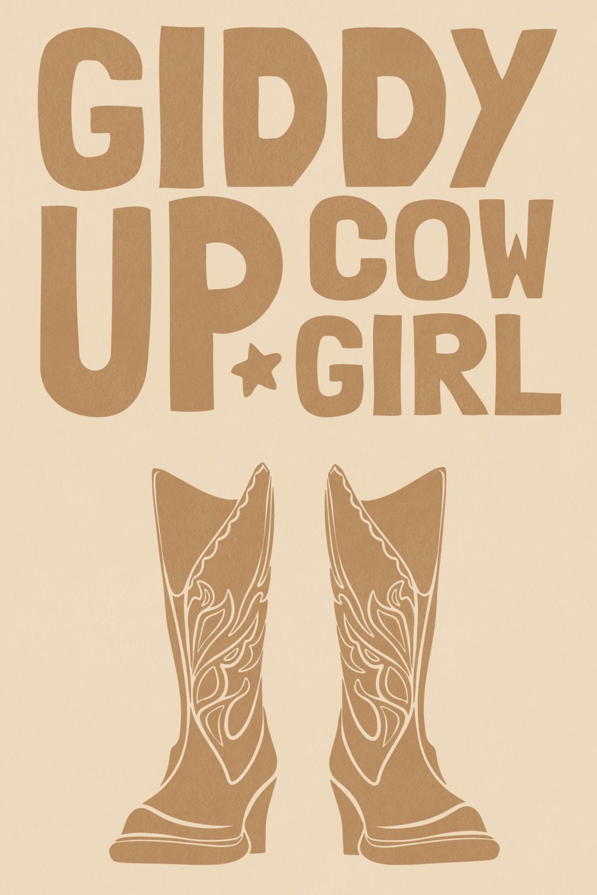 Giddy Up Cowgirl