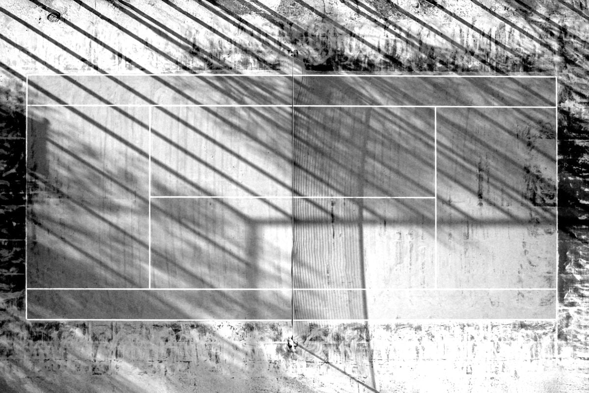 Tennis Court BW
