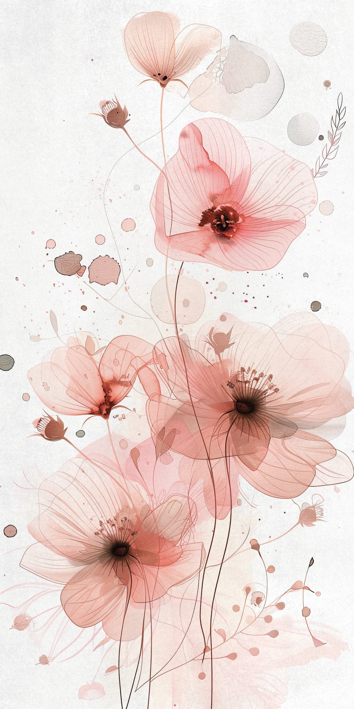 Ethereal Orange Poppies