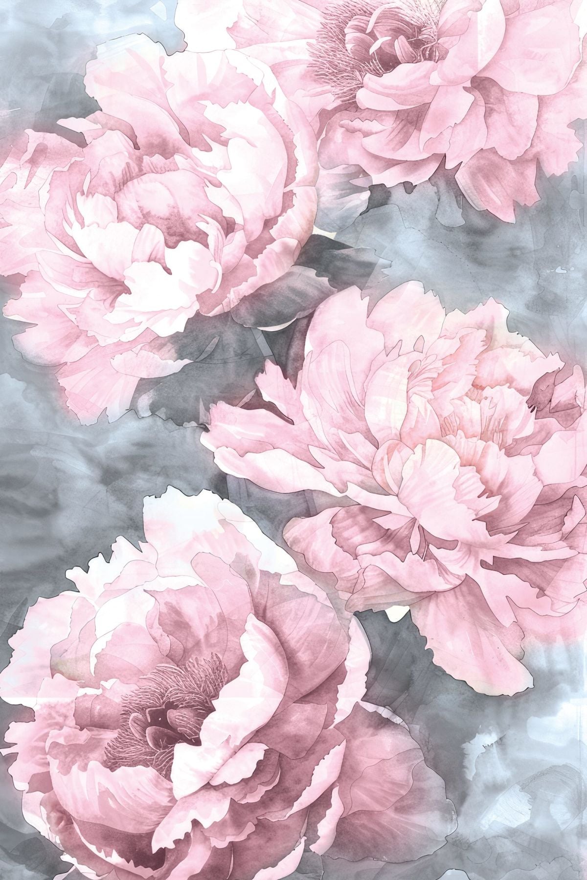 Full-Bloom Peonies II