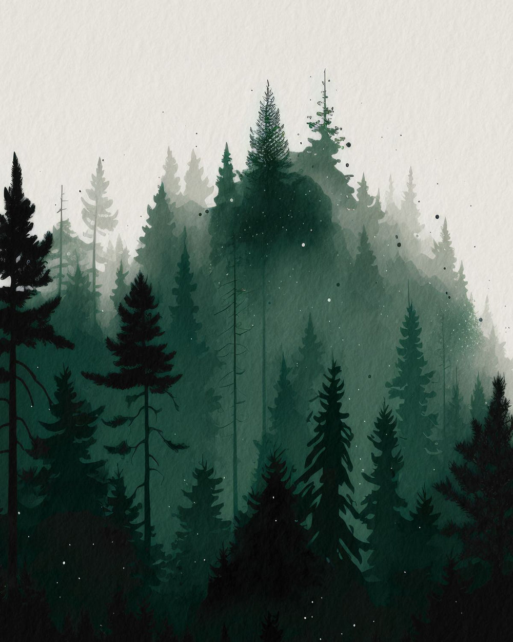 Pine Forest Fog