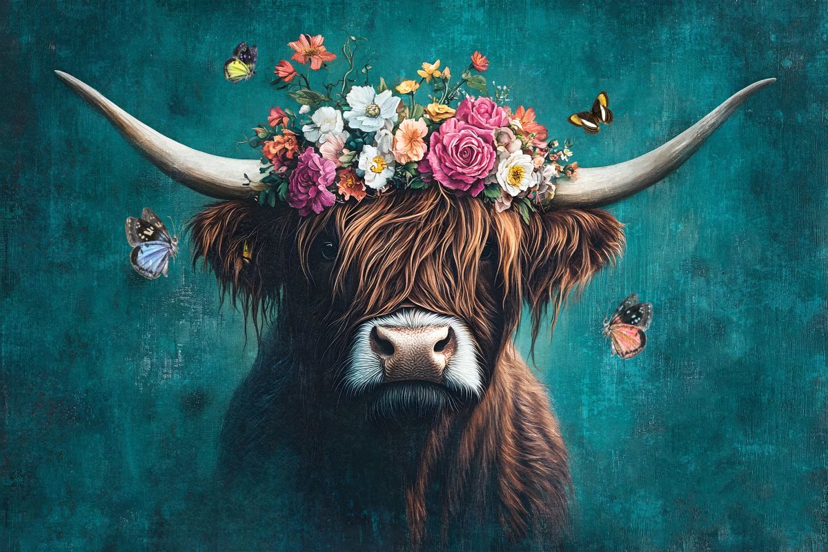 Princess Highland Cow