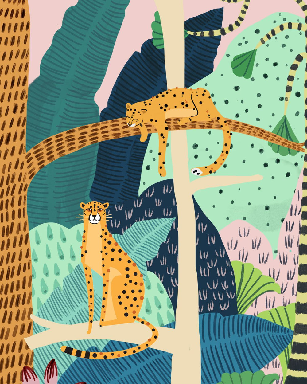 Wild Cats Illustration
