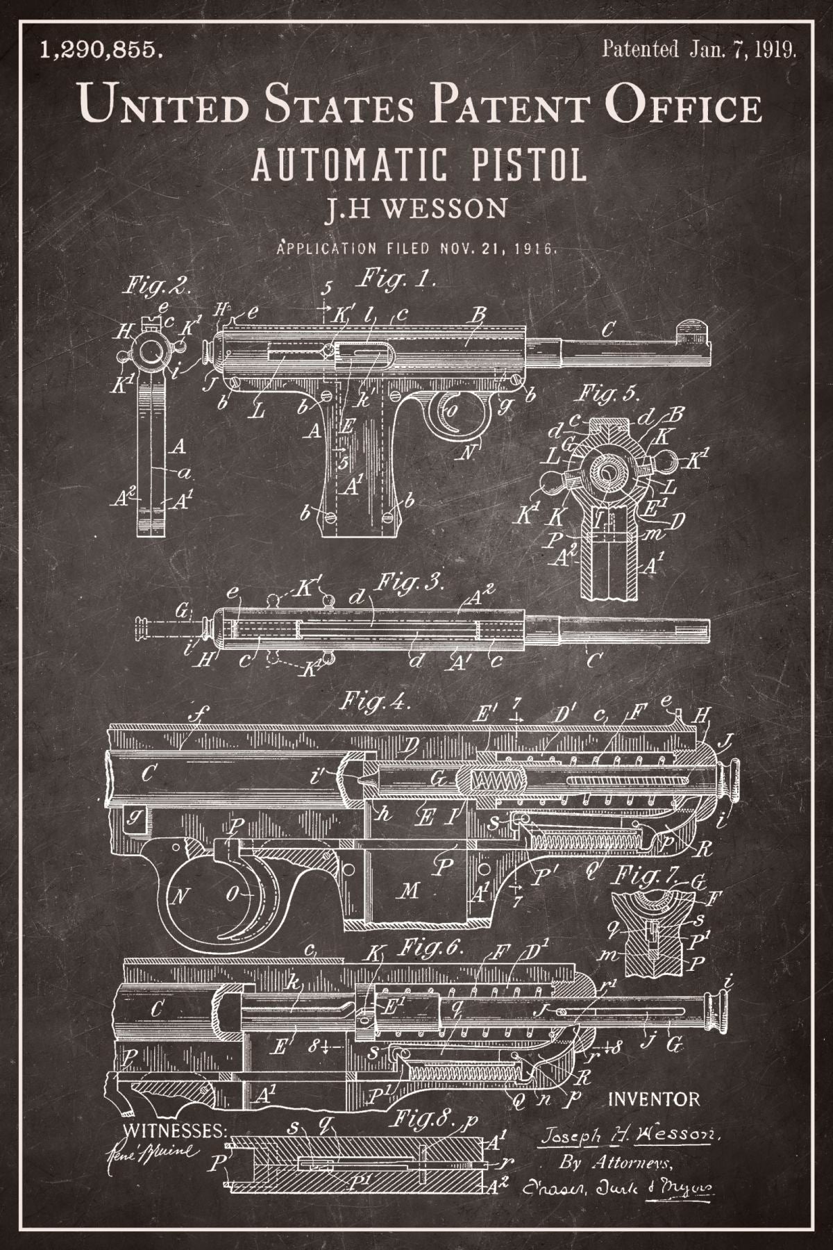 Automatic Pistol Patent II