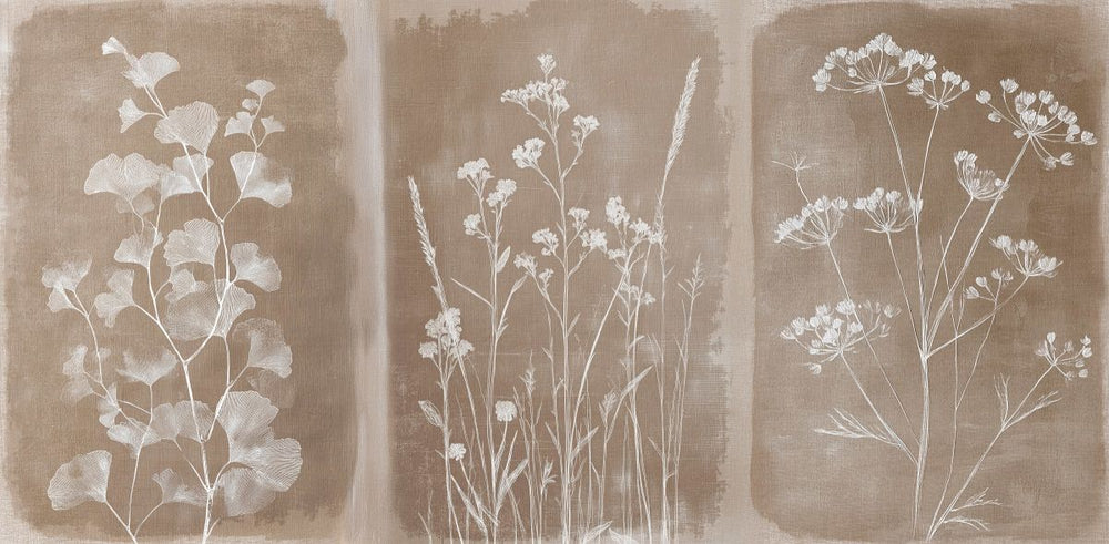 Dainty Flowers Triptych III