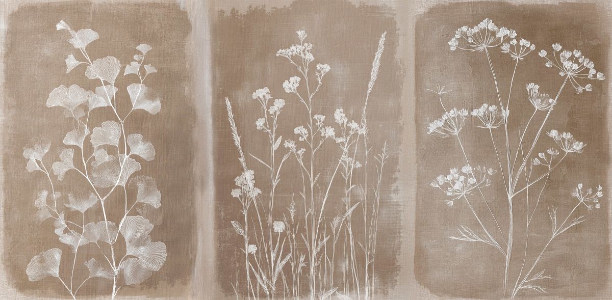Dainty Flowers Triptych III
