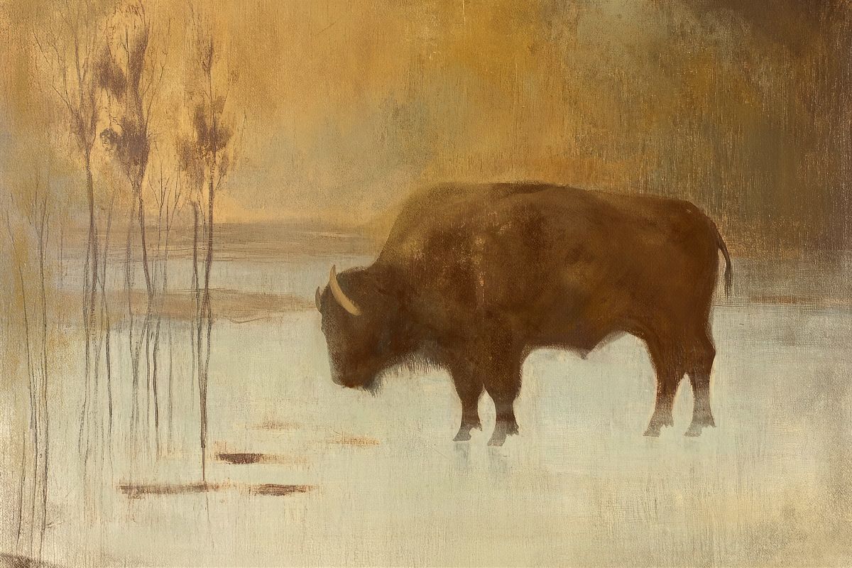 Dusk Beneath The Bison