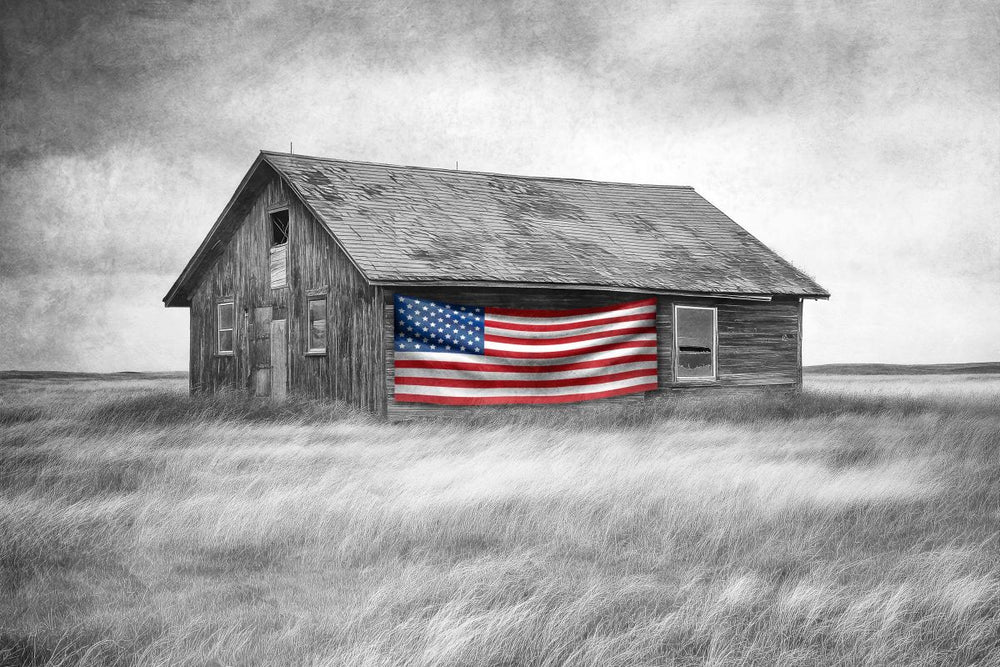 Patriotic Farmhouse Barn