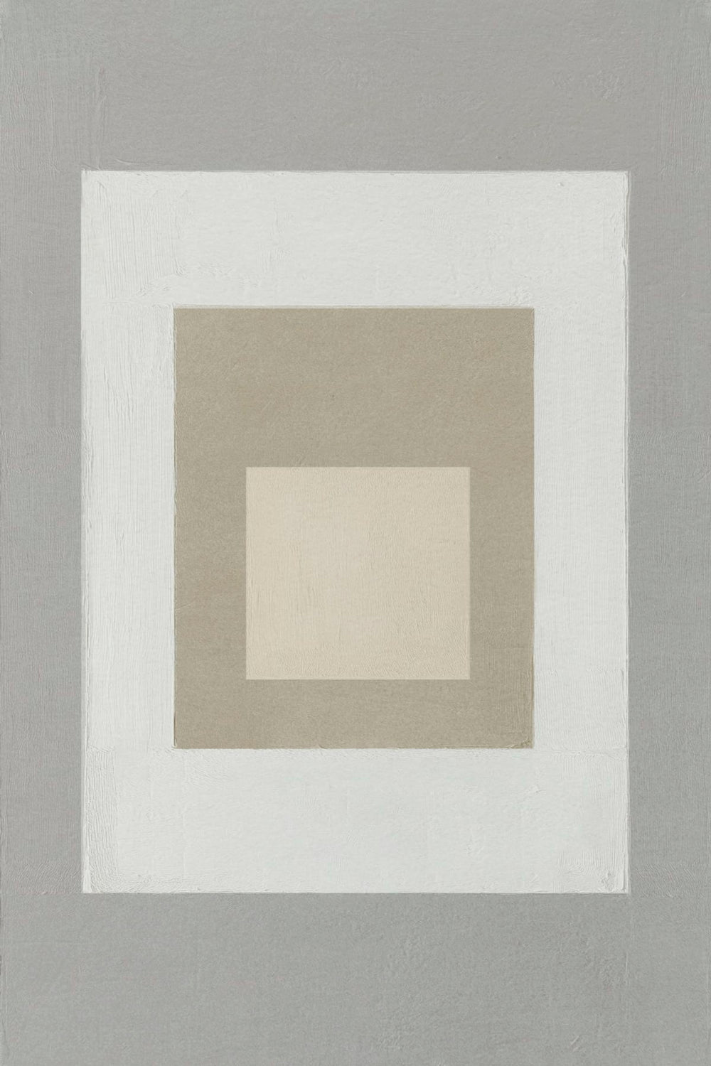 Concentric Squares in Gray and White