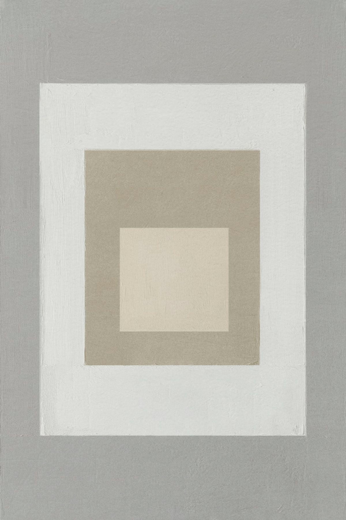 Concentric Squares in Gray and White