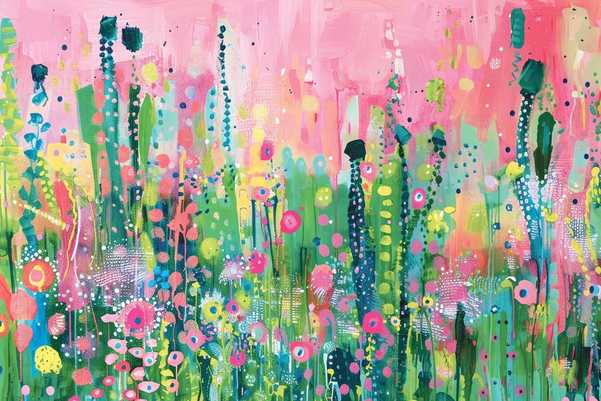 Abstract Garden Bliss