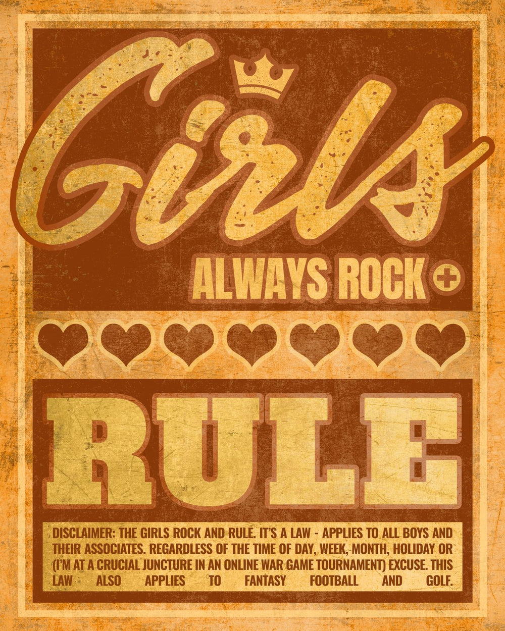 Girls Rock Typography