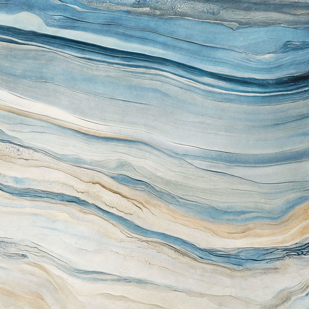 Tides Rolling On The Shore