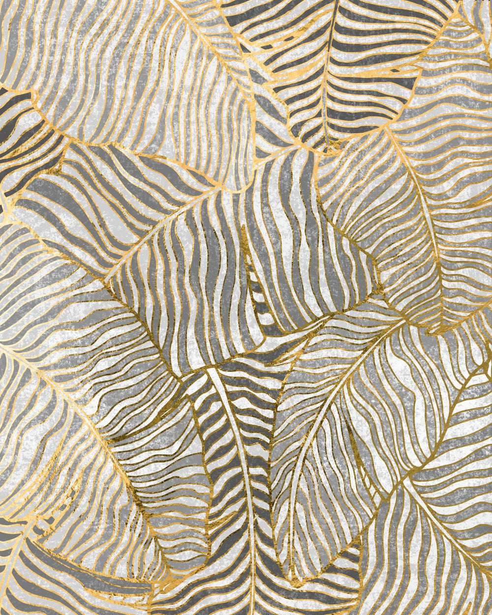 Striped Banana Leaves