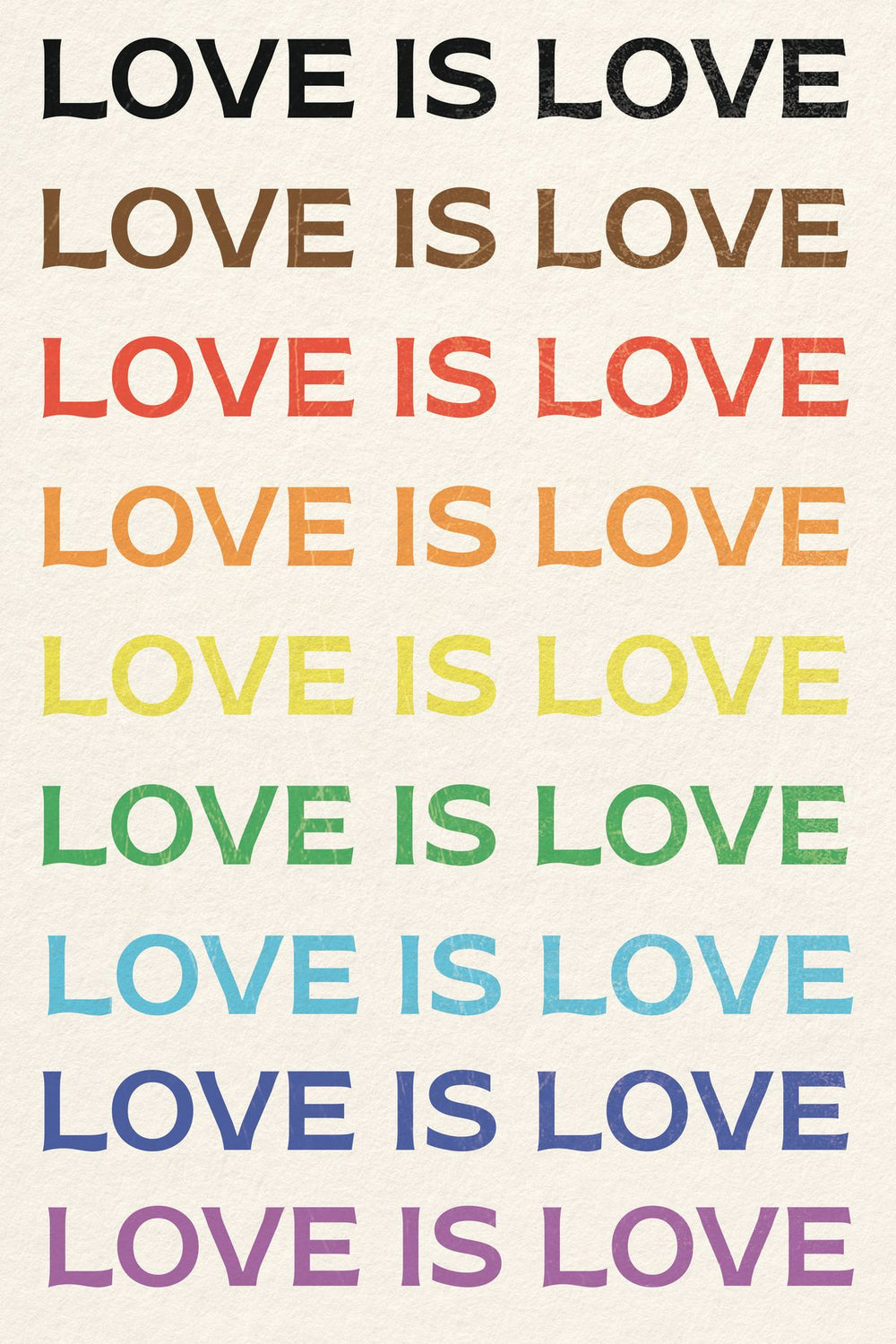 Love Is Love Rainbow Gradient