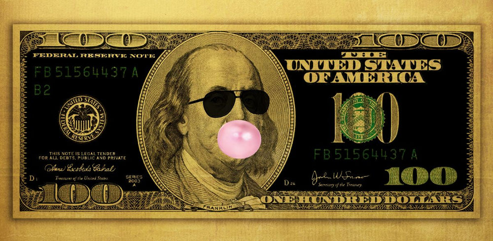 Bubblegum Benjamin Dollar Bill