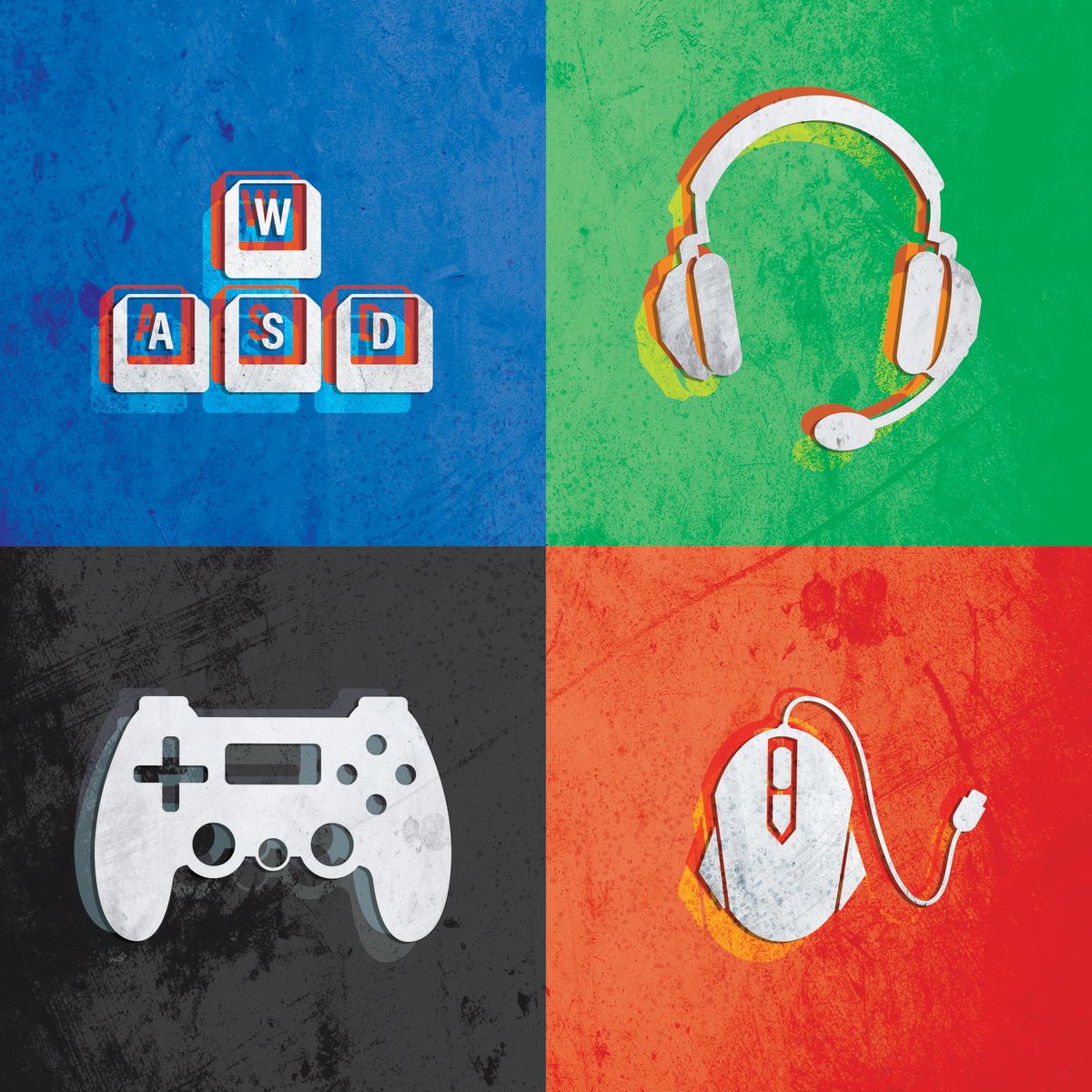 Glitch Style Gamer Essentials